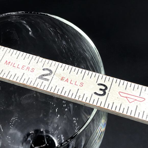 Luminarc of France Signature Black Wine Water Glasses 10oz Discontinued Set of 2 - Picture 4 of 5